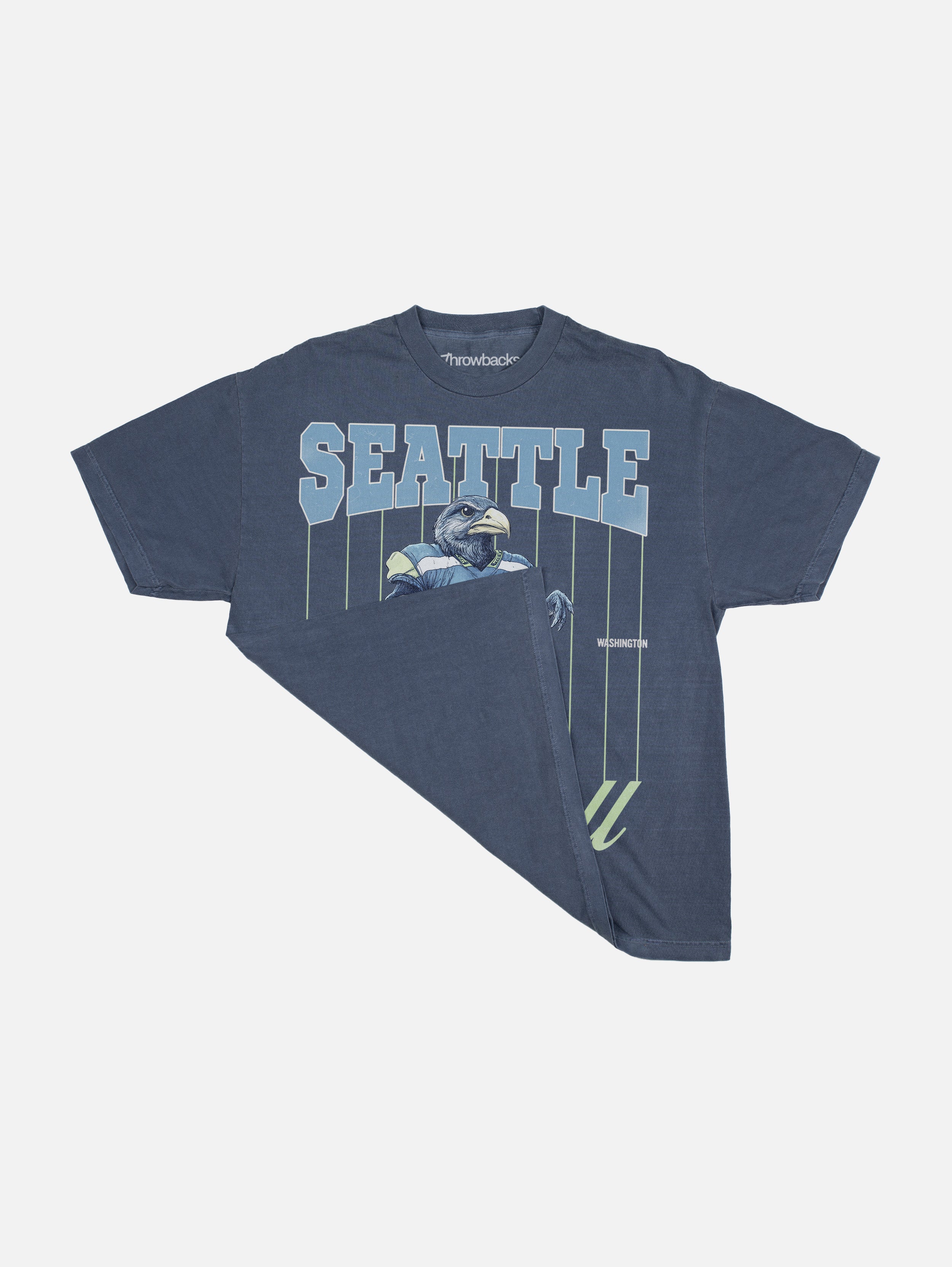 Retro Seattle Seahawks football graphic t-shirt bootleg streetwear tee