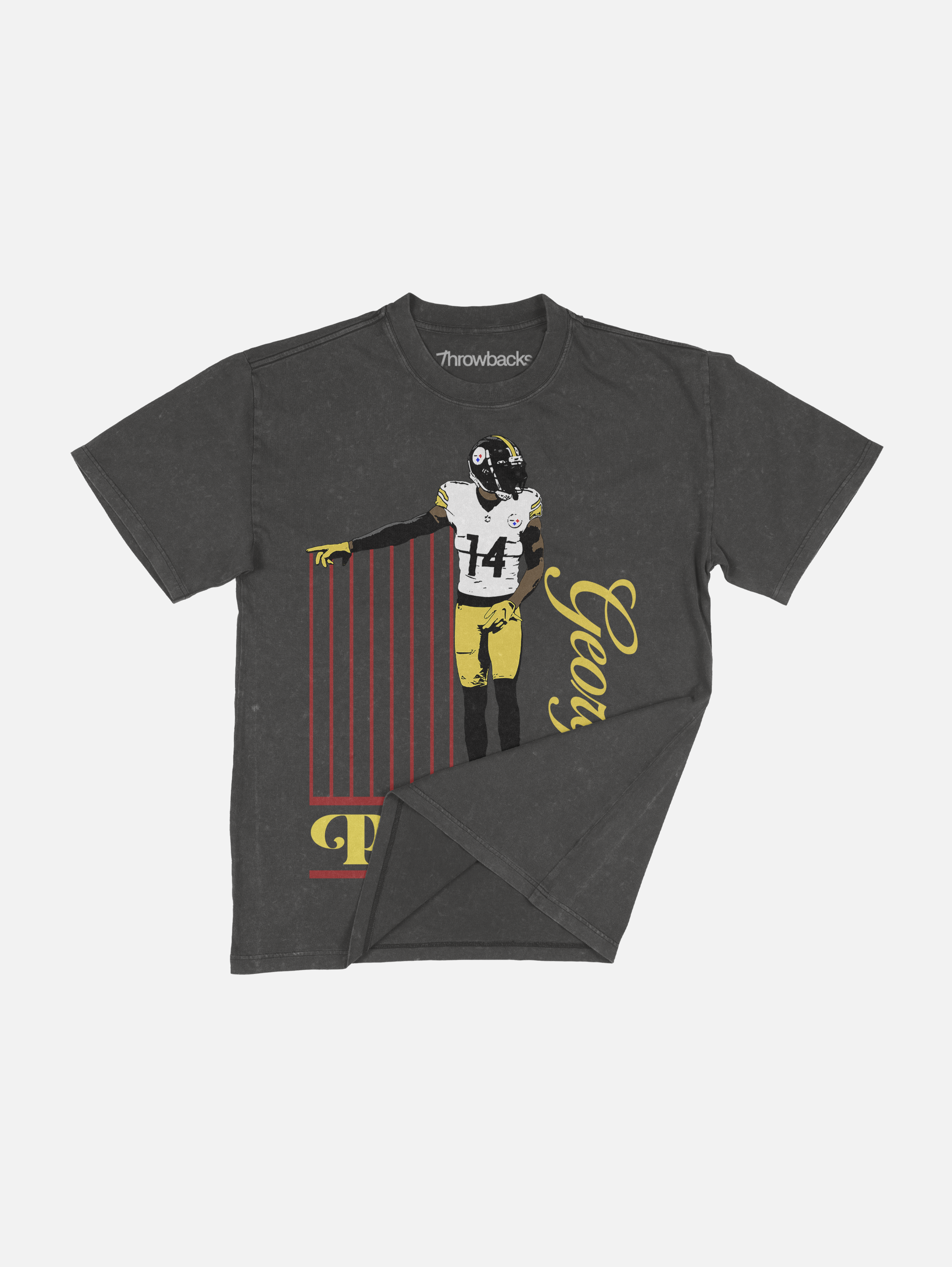 Retro George Pickens Graphic Tee Shirt