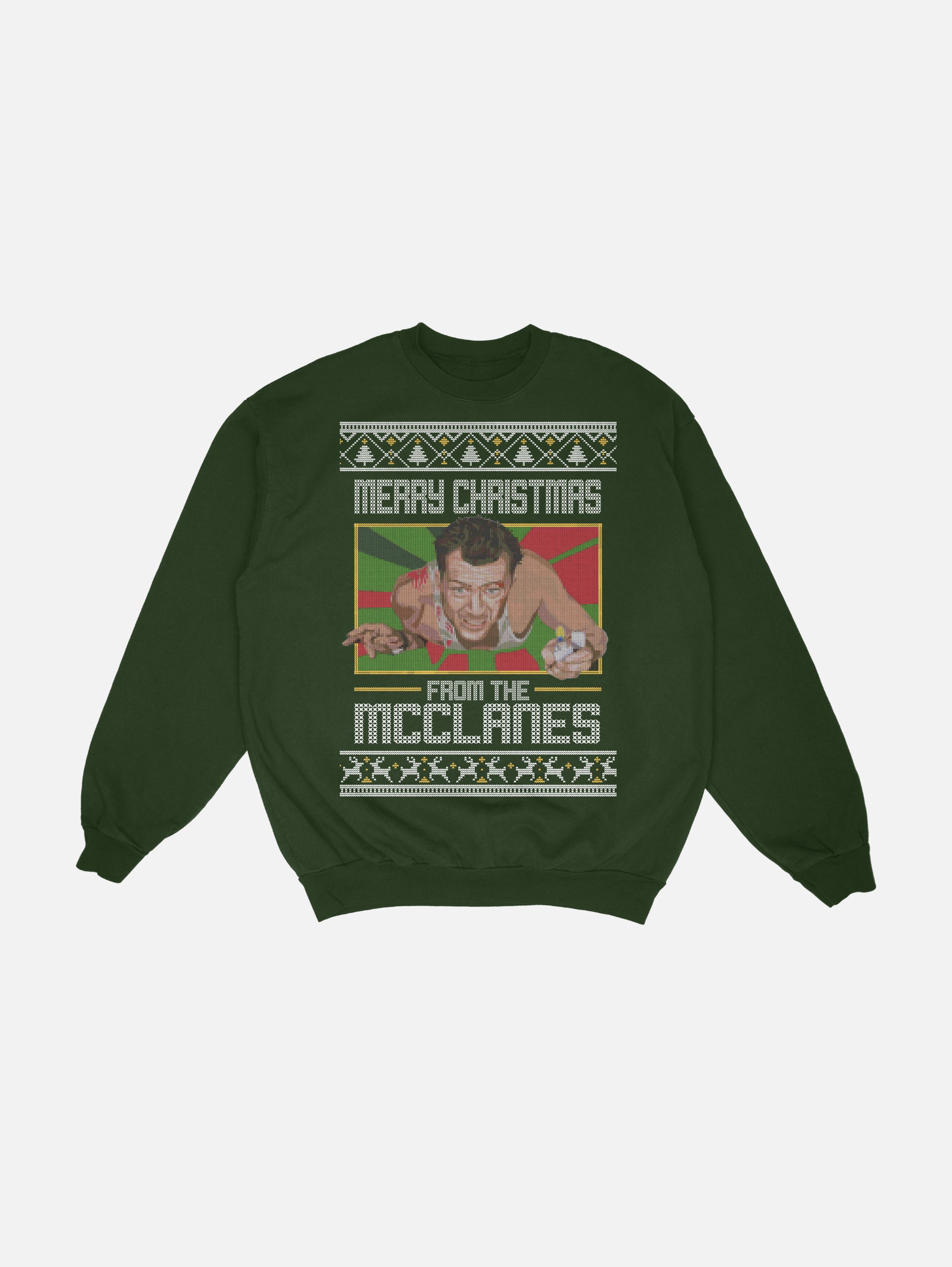 John McClane Ugly Christmas Sweater