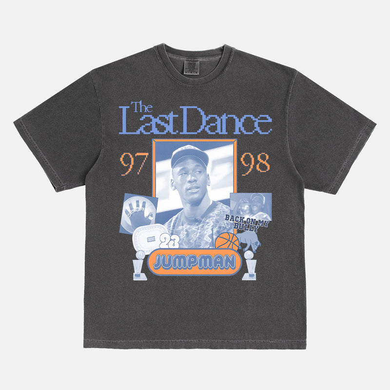 Michael Jordan The Last Dance retro chicago bulls basketball t-shirt