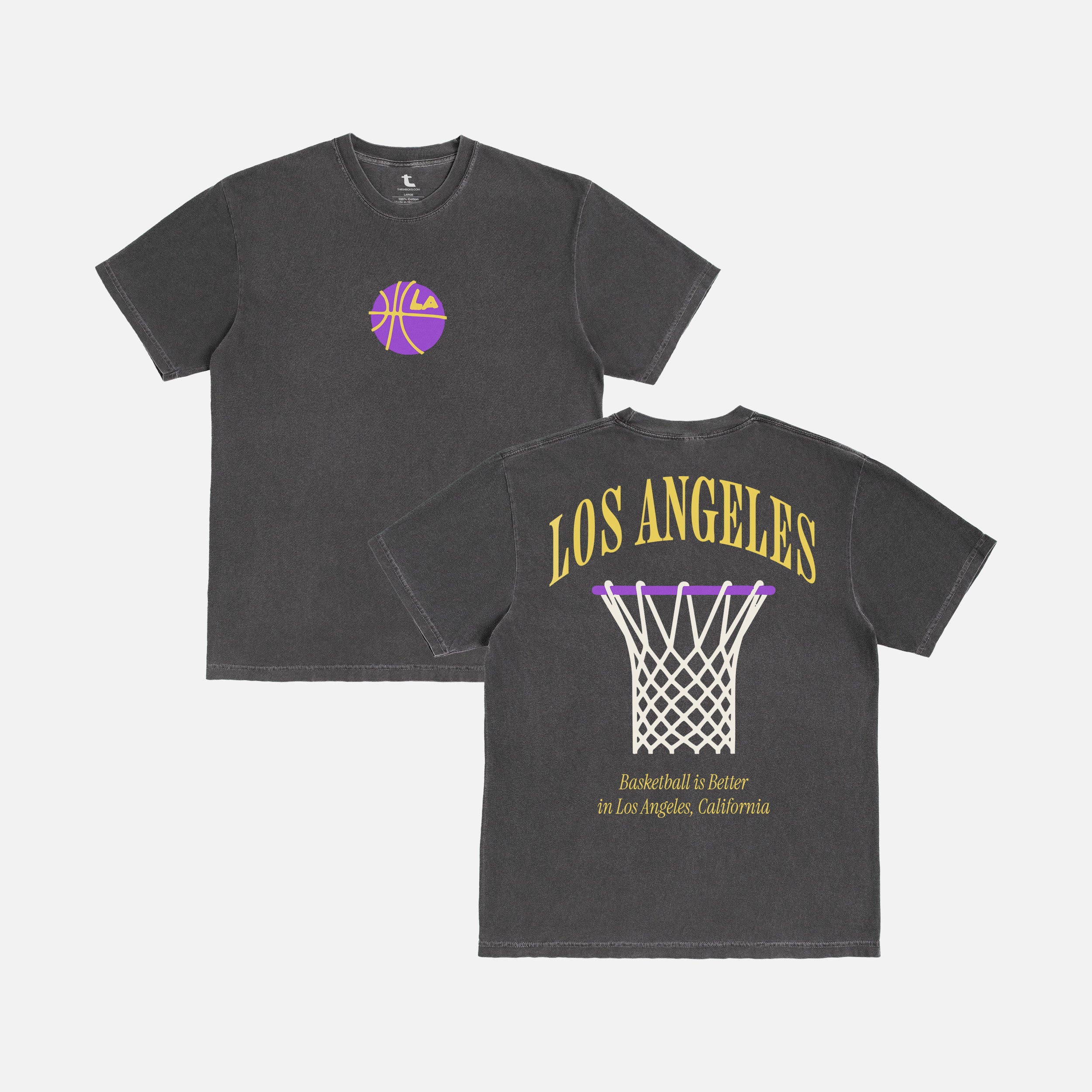 Los Angeles Basketball Sketch Edition T-Shirt