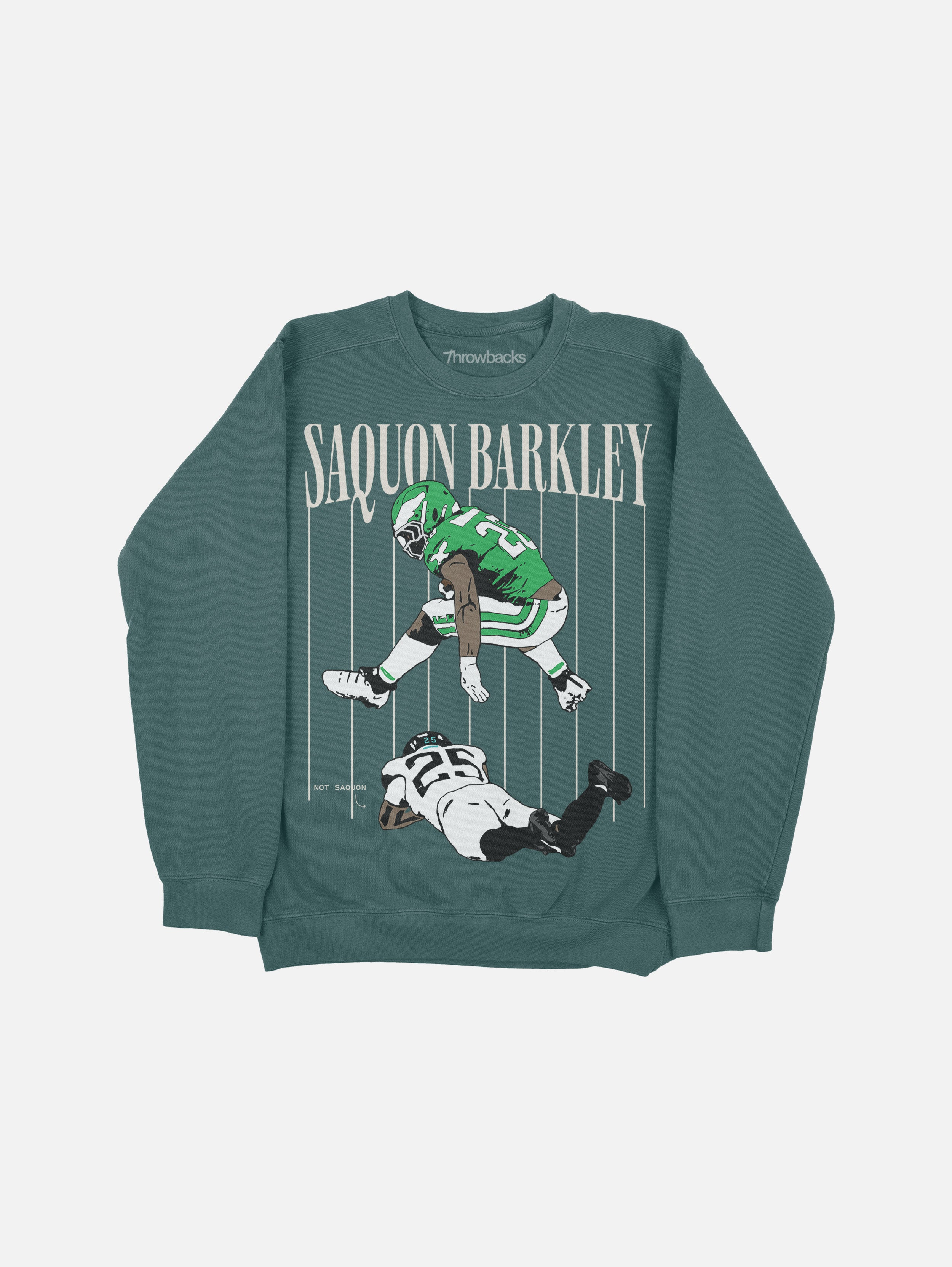 Saquon Barkley Hurdle Faded Sweatshirt