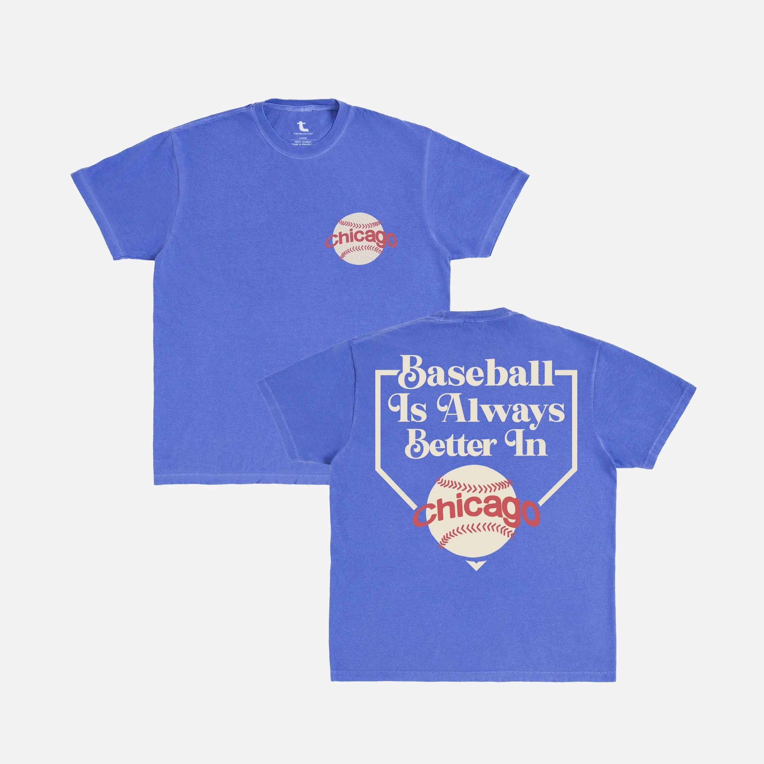Chicago Baseball Plate Edition V2 Tee