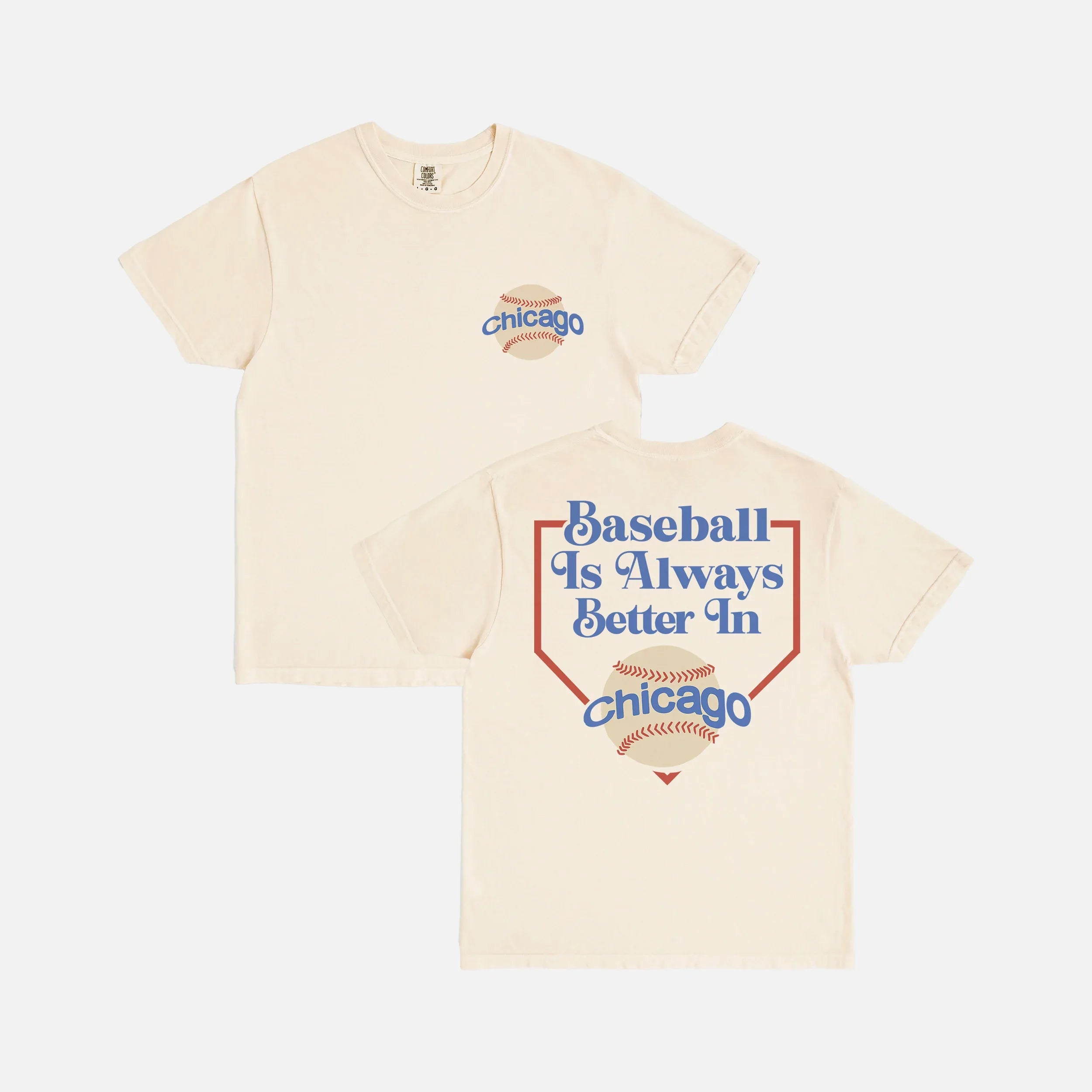Chicago Baseball Plate Edition V2 Tee