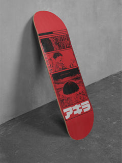 Akira skate deck wall art, retro anime movie skateboard collectible