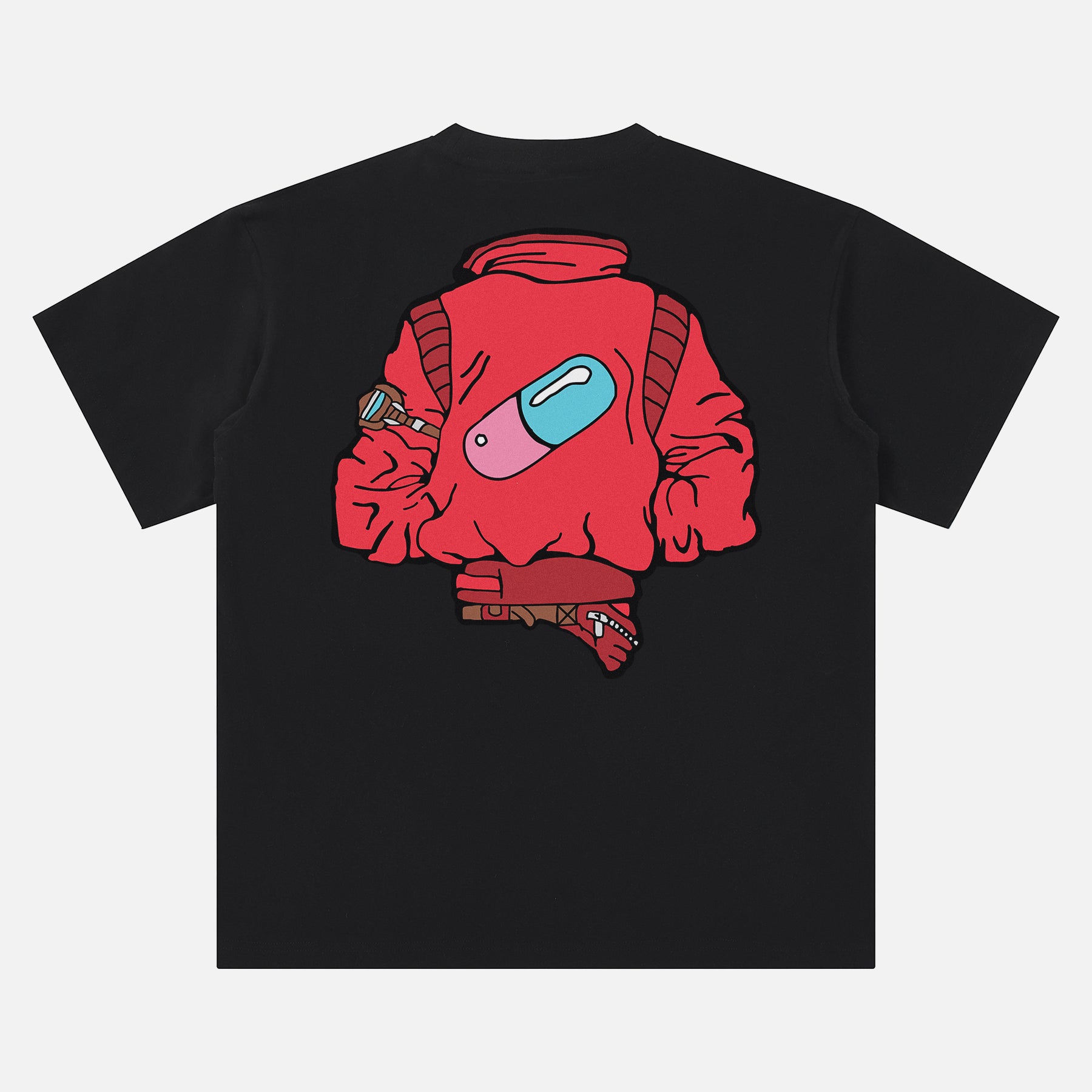 akira Cyberpunk Akira Motorcycle Jacket Anime Shirt with Back Print