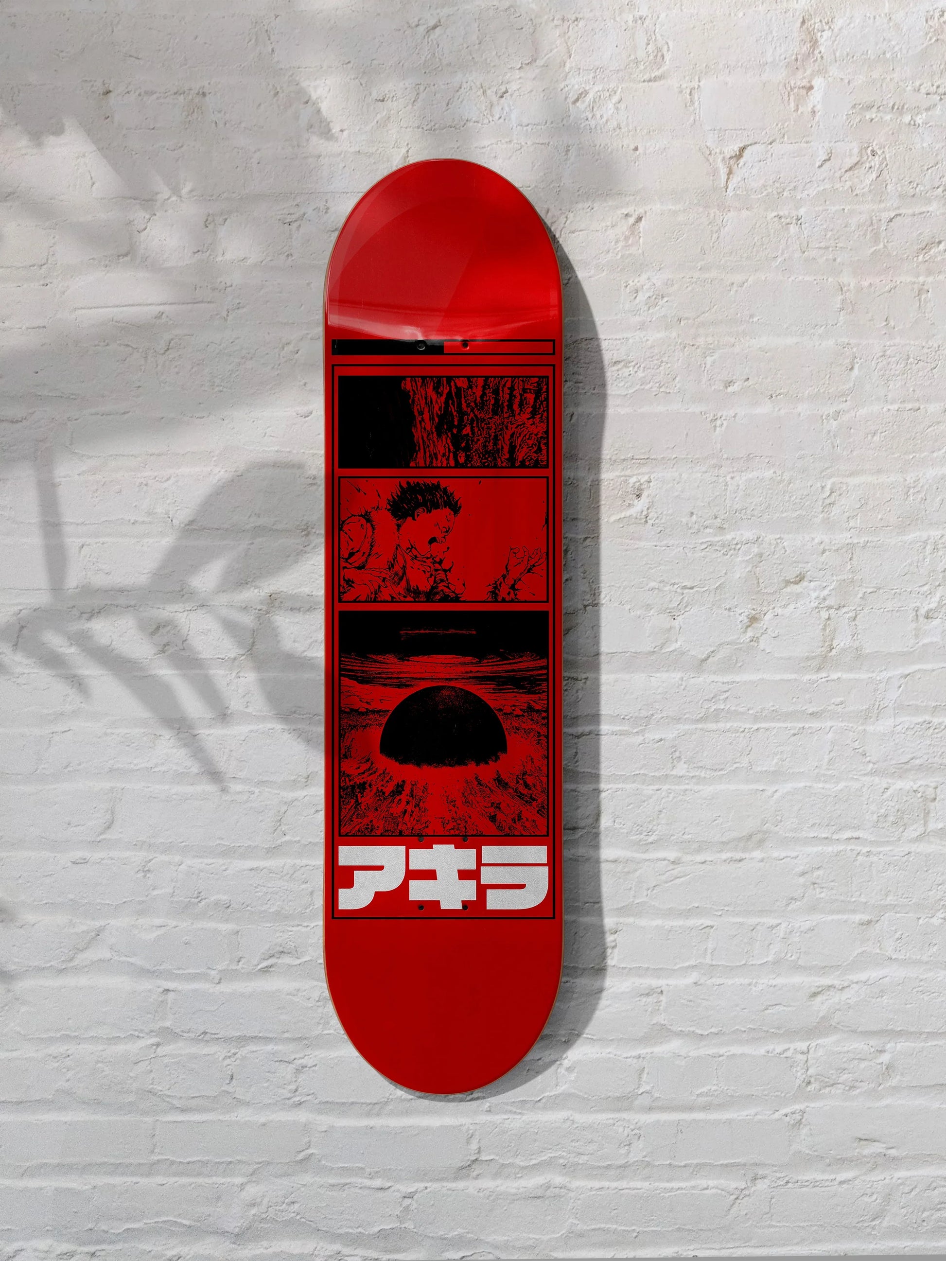 Akira skate deck wall art, retro anime movie skateboard collectible
