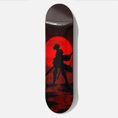 Attack on Titan skateboard, retro anime manga series skate deck wall art memorabilia