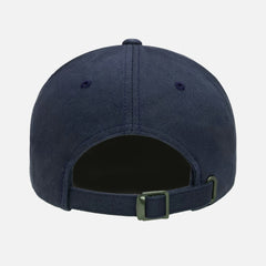 back of adjustable navy dad hat for sale at Throwbacks 