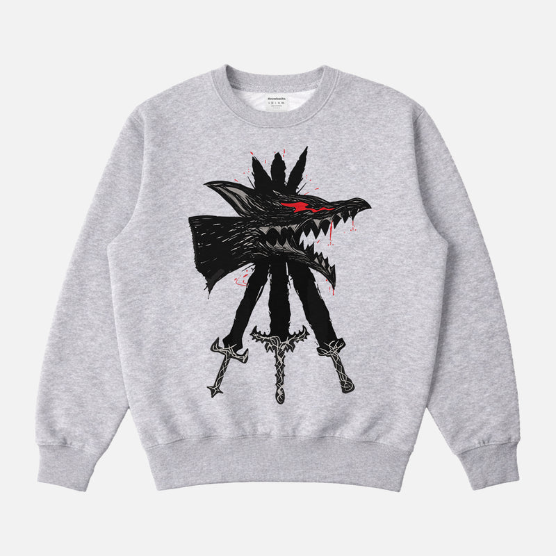 Grey Berserk Beast of Darkness Sketch Sweatshirt 