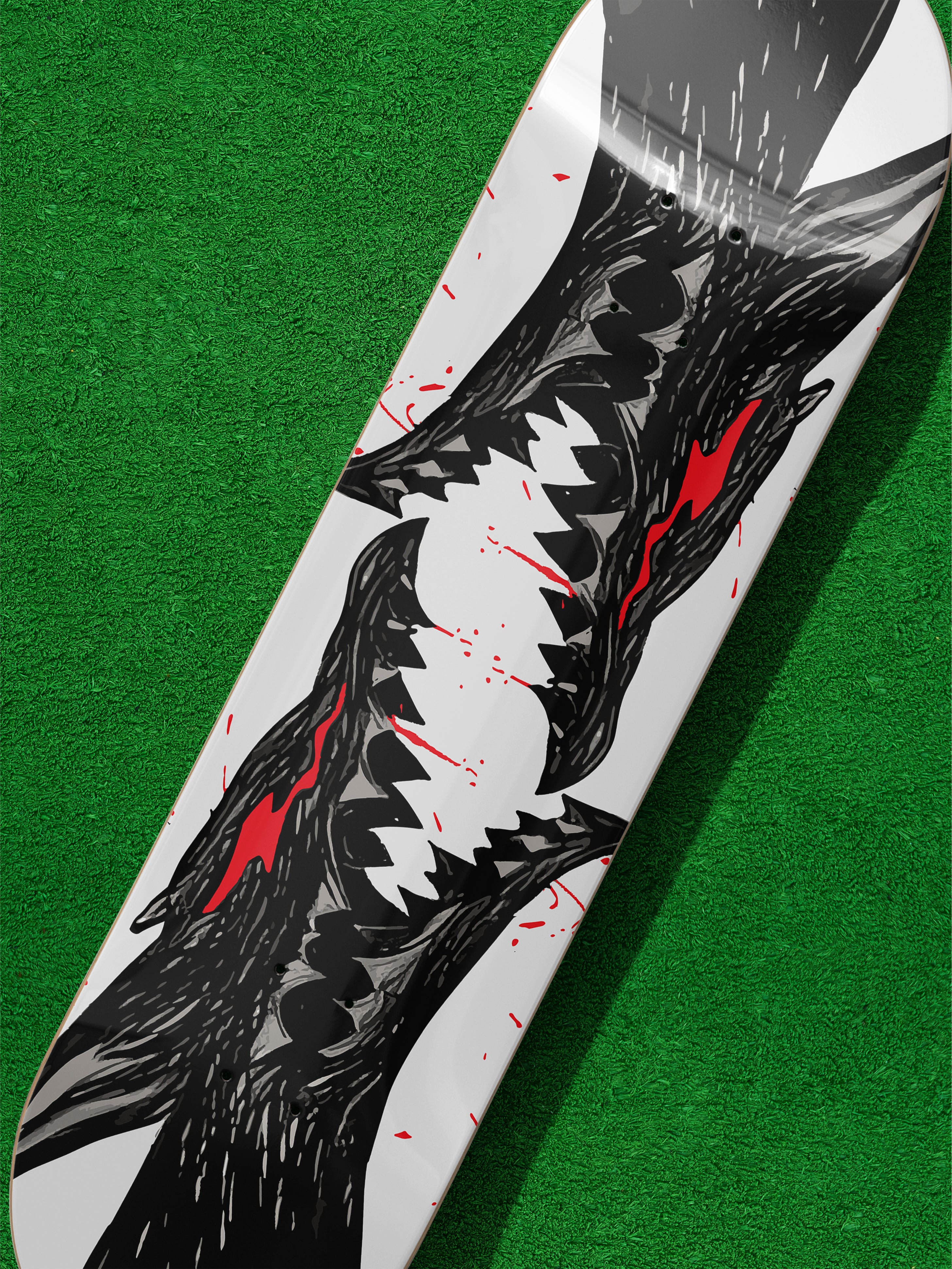 Berserk Beast of Darkness Skateboard, Guts Manga Anime skate deck wall art collectible 