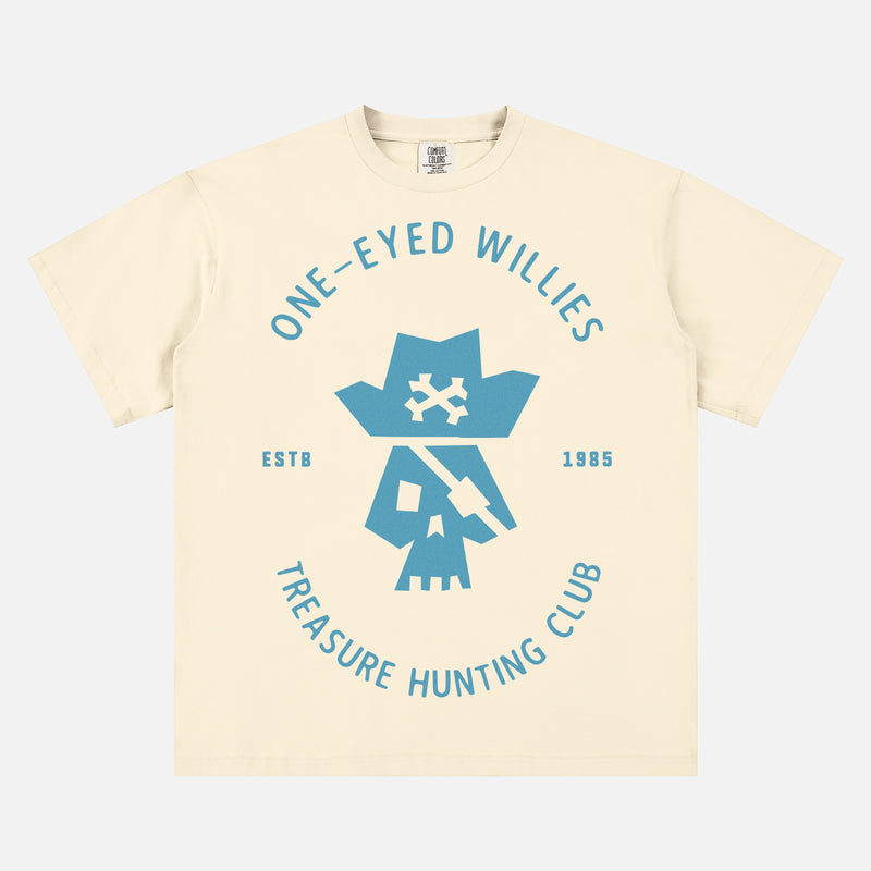 The goonies movie t-shirt, comfort colors one eyed willies treasure hunting graphic tee