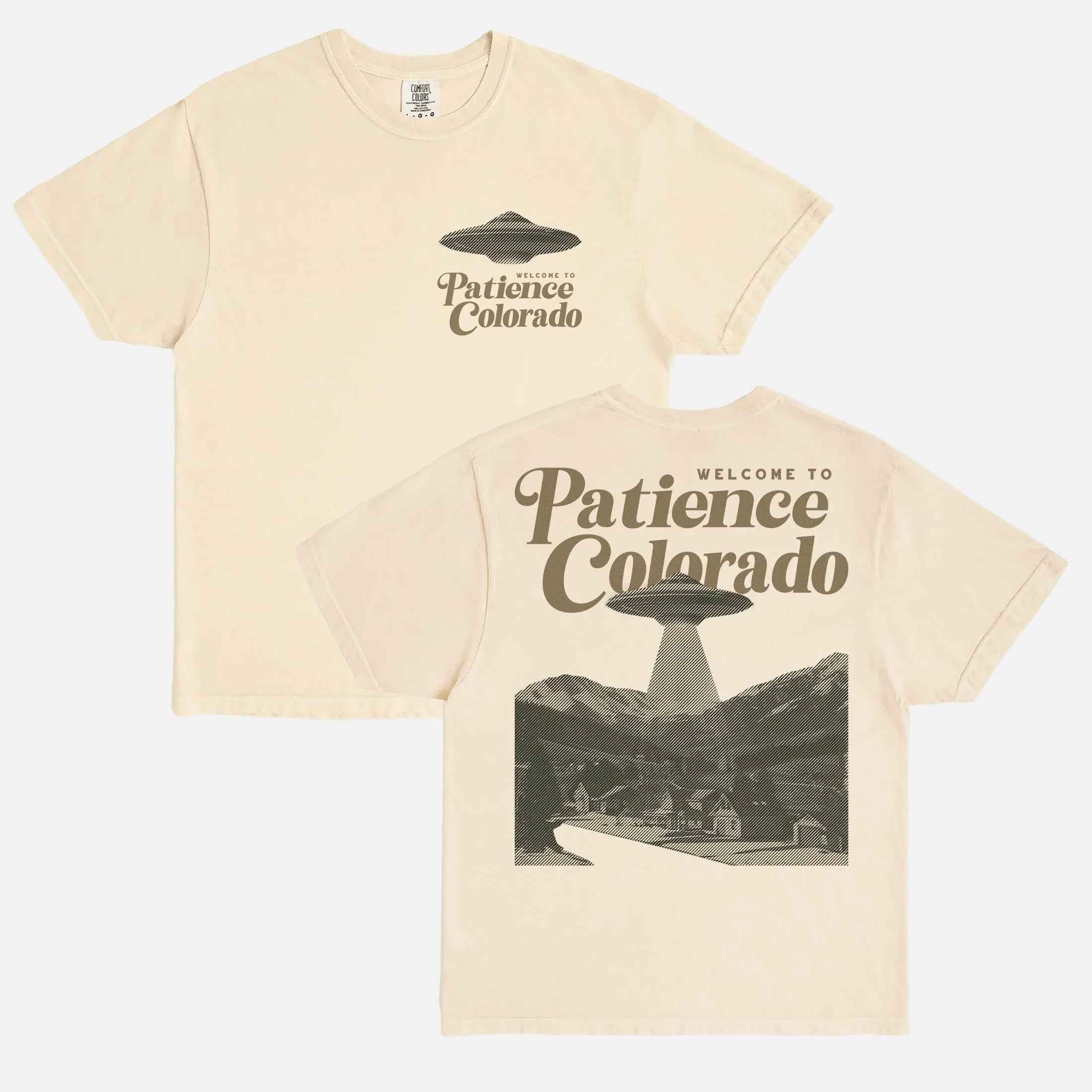 Patience, Colorado Resident Alien Halftone Shirt