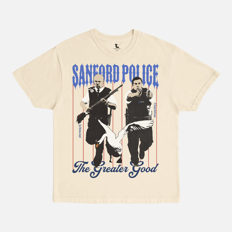 Funny Hot Fuzz movie t-shirt for sale at throwbacks