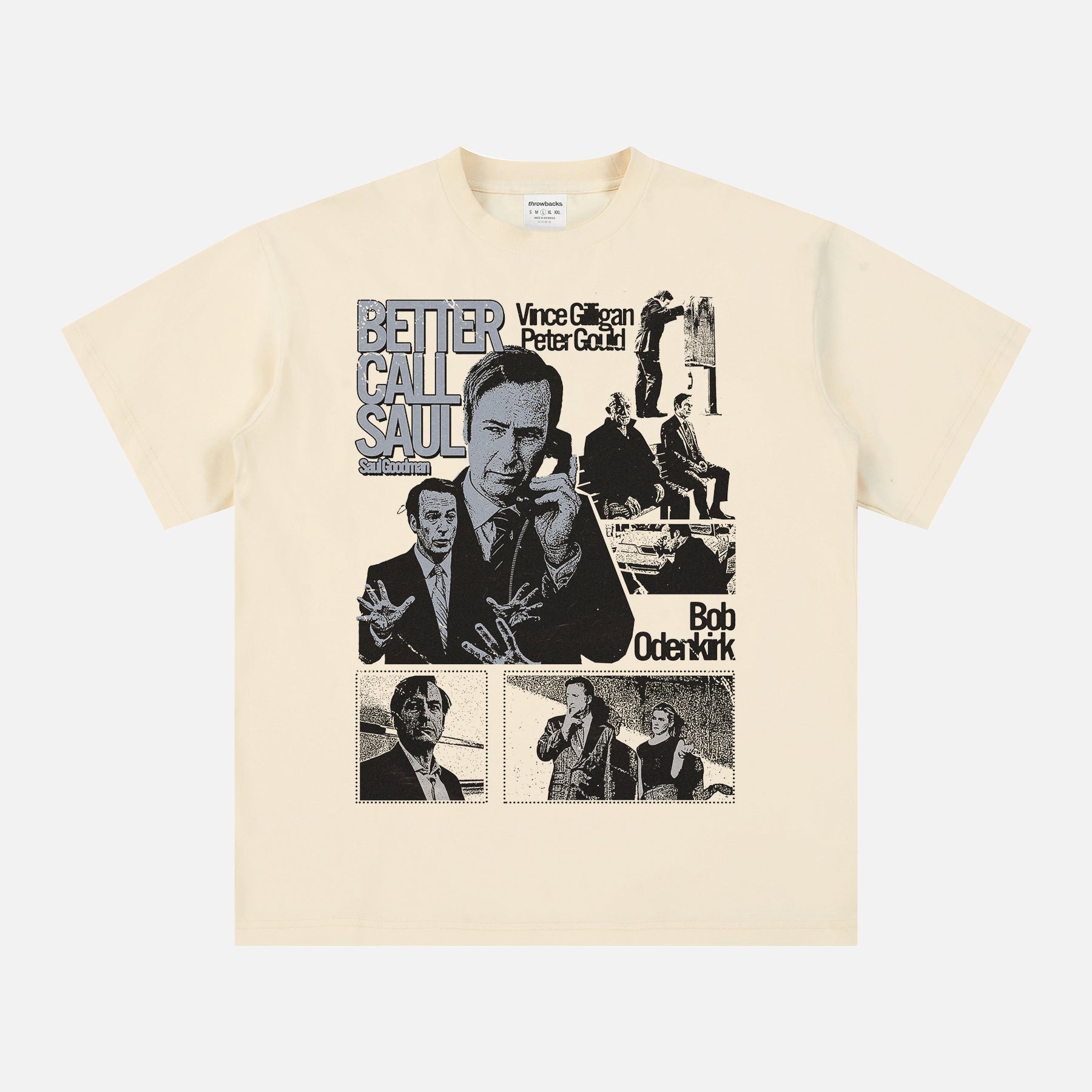 Beige Better Caul Saul T-shirt for breaking bad saul goodman bootleg streetwear tv show t-shirt fans