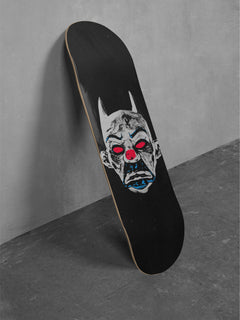The Dark Knight movie skateboard, Batman and Joker Mask skate deck wall art collectible