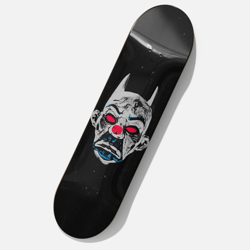 The Dark Knight movie skateboard, Batman and Joker Mask skate deck wall art collectible