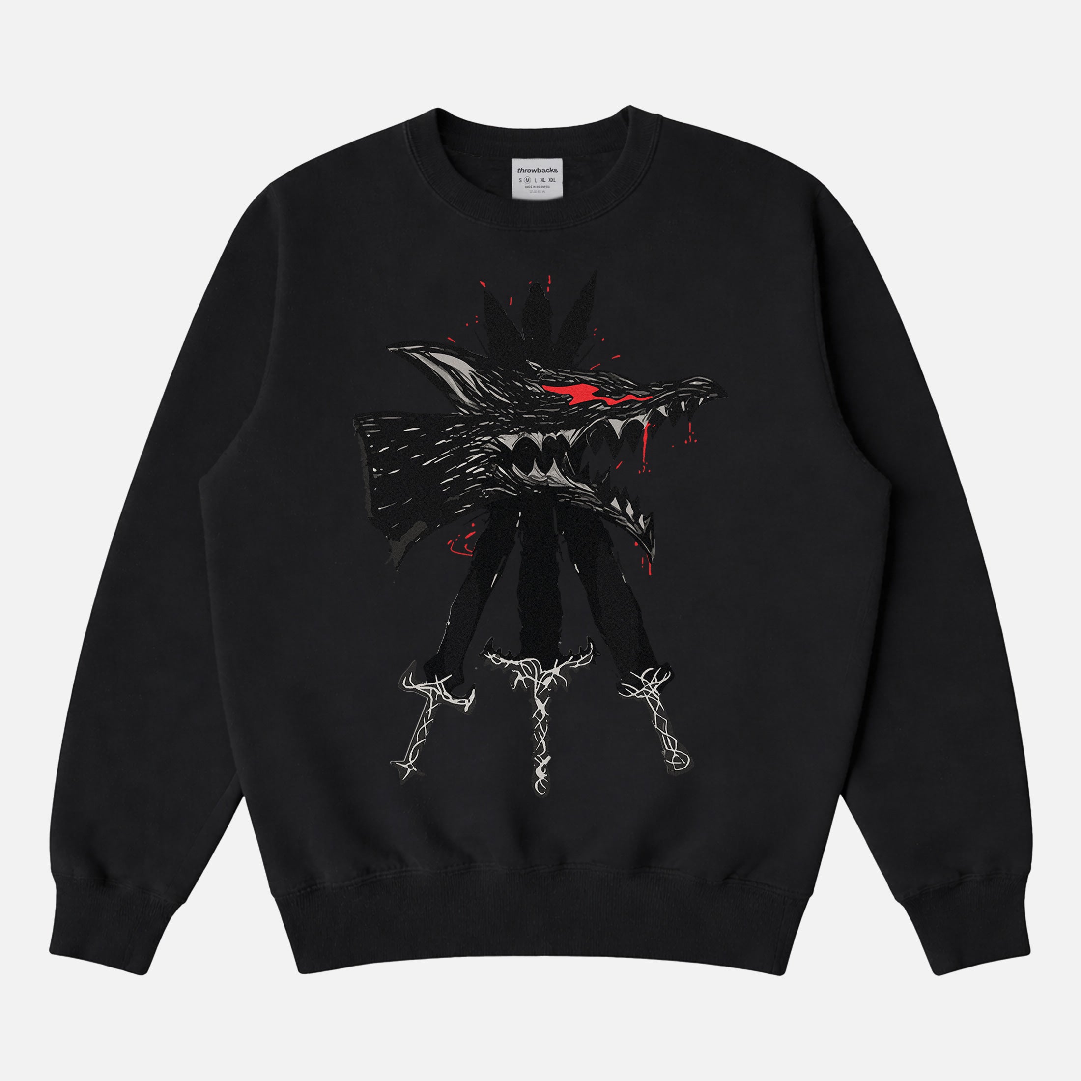 Black Berserk Beast of Darkness Sketch Sweatshirt 