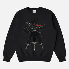 Black Berserk Beast of Darkness Sketch Sweatshirt 