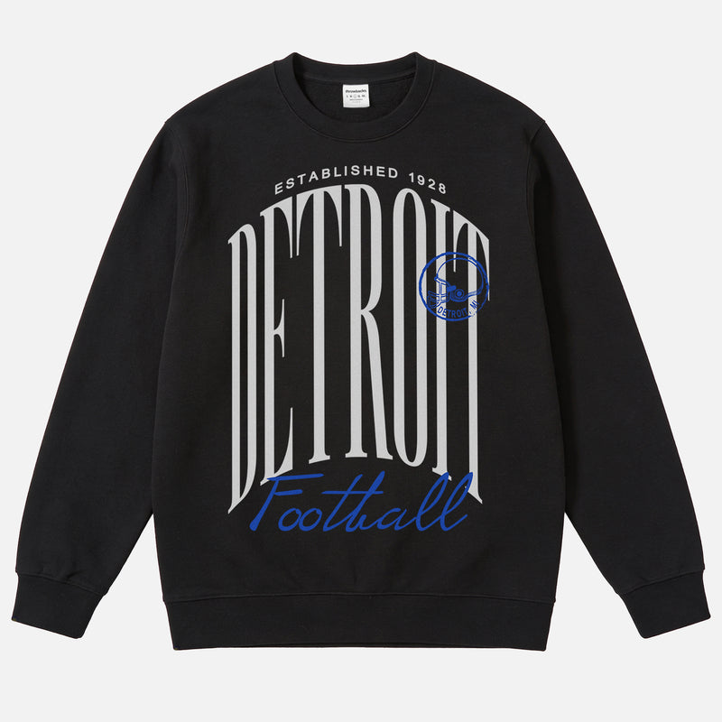 Premium 90s black Detroit Lions NFL football cotton sweatshirt