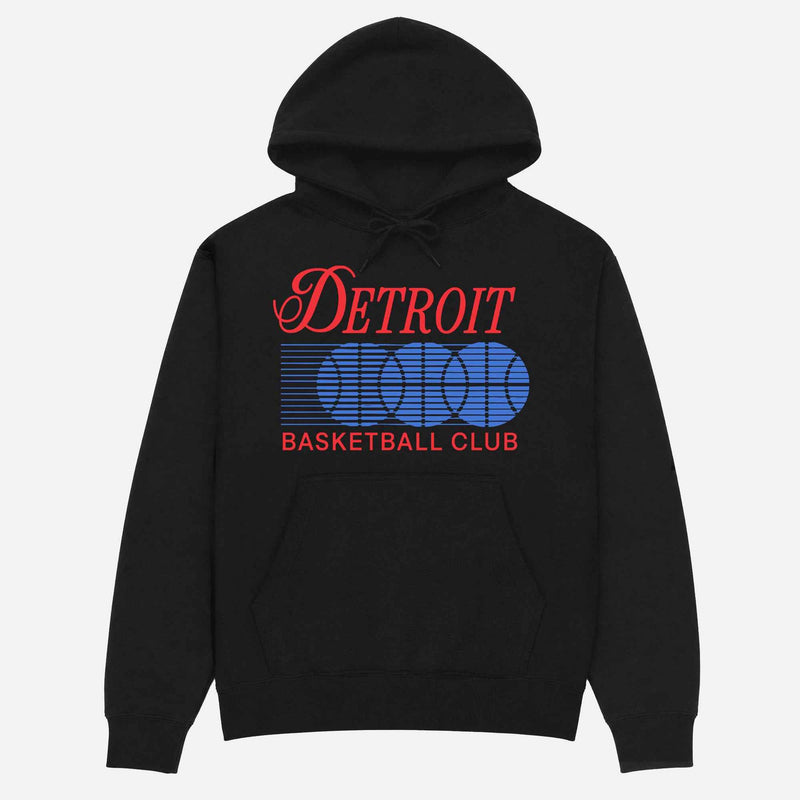 90s Detroit Basketball Hoodie