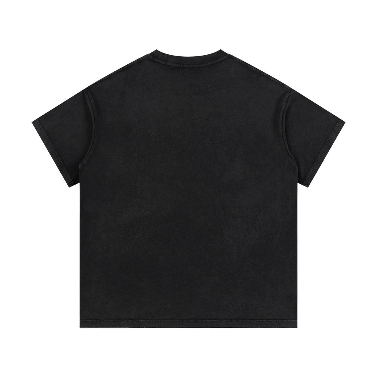 Back of a heavyweight premium graphic t-shirt for sale at Throwbacks