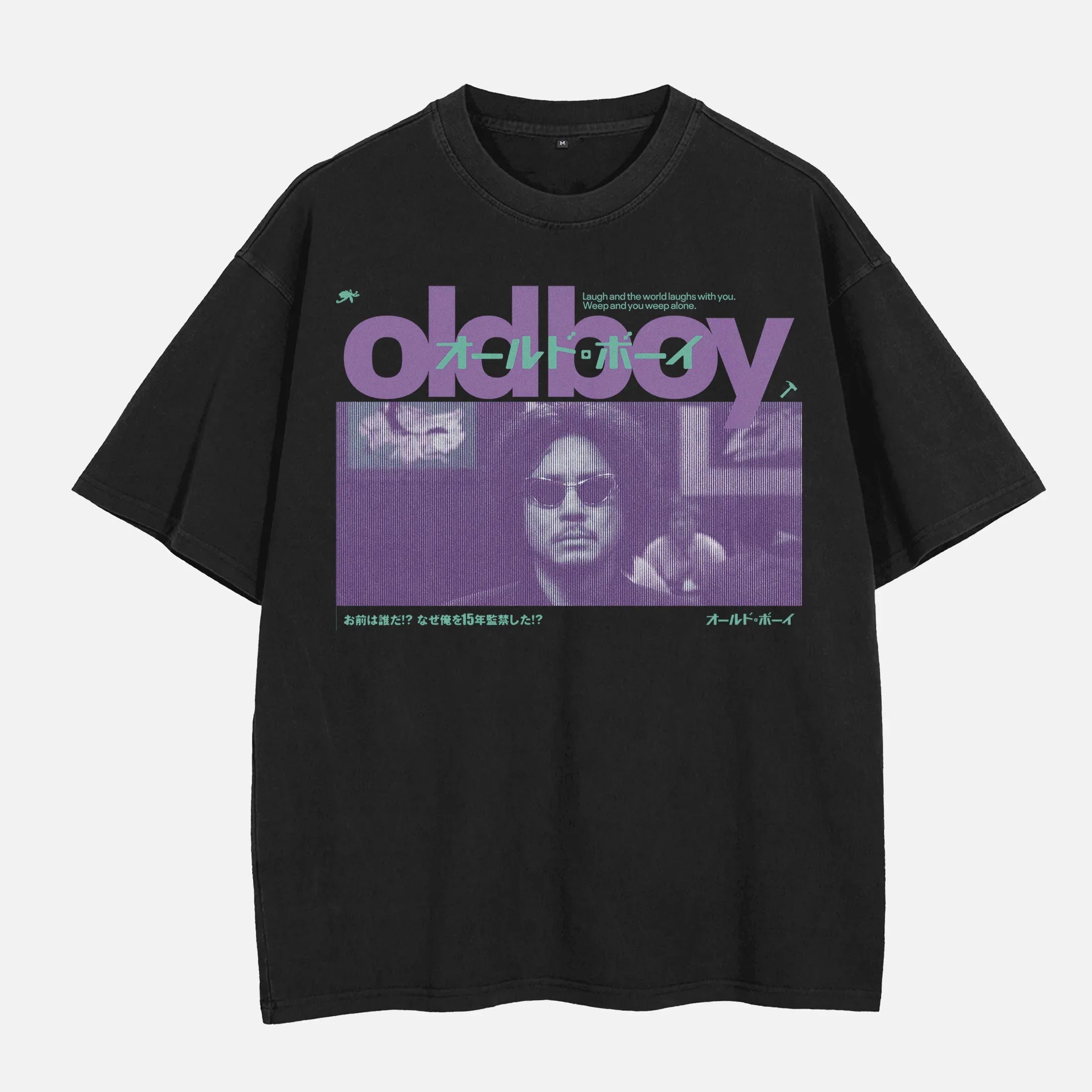 Oldboy 2003 Movie t-shirt, y2K style korean movie graphic tee 