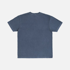 washed navy blue graphic tee shirt for anime, sports, football, and movie fans