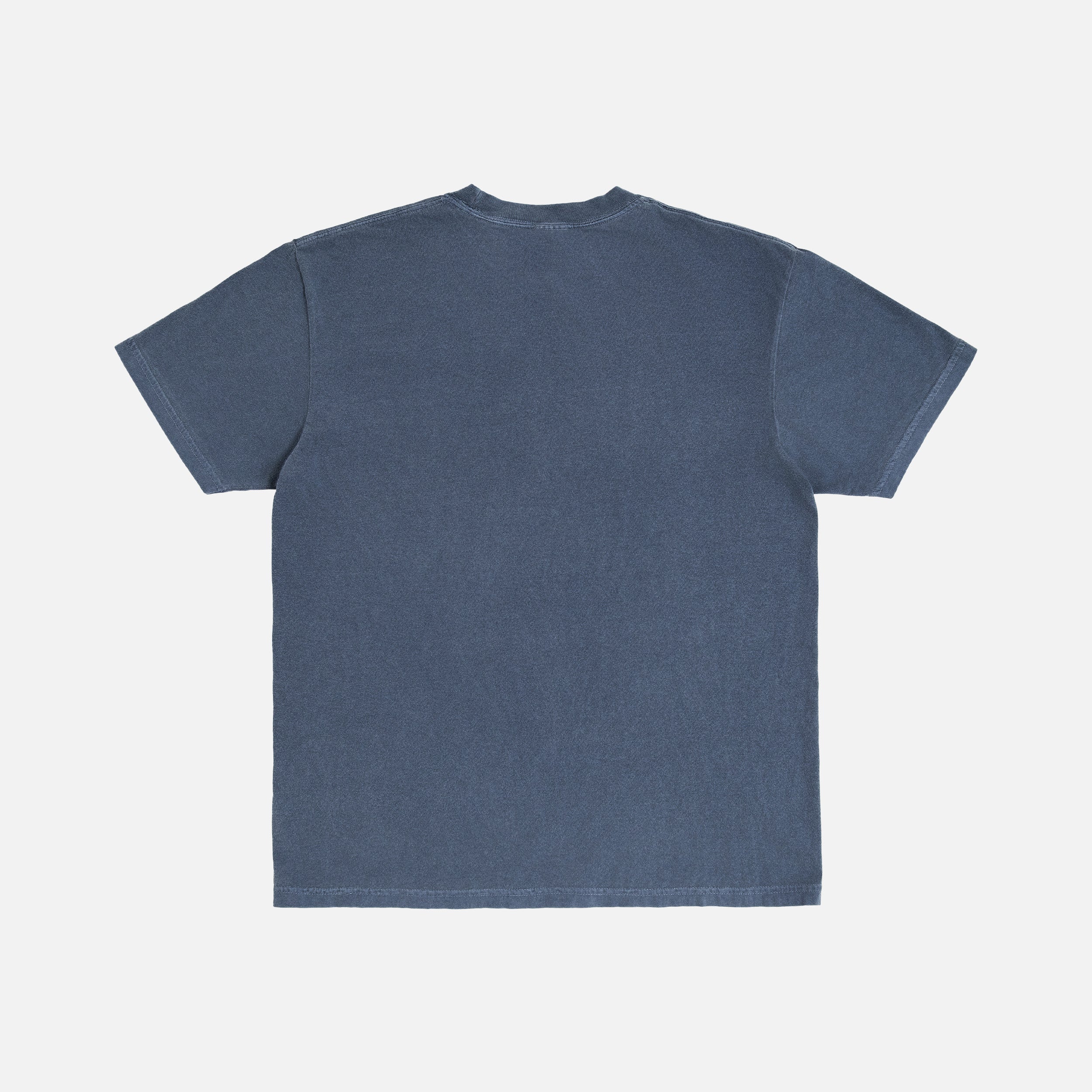 washed navy blue graphic tee shirt for anime, sports, football, and movie fans