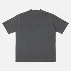 blank back faded black heavyweight t-shirt for sale at Throwbacks