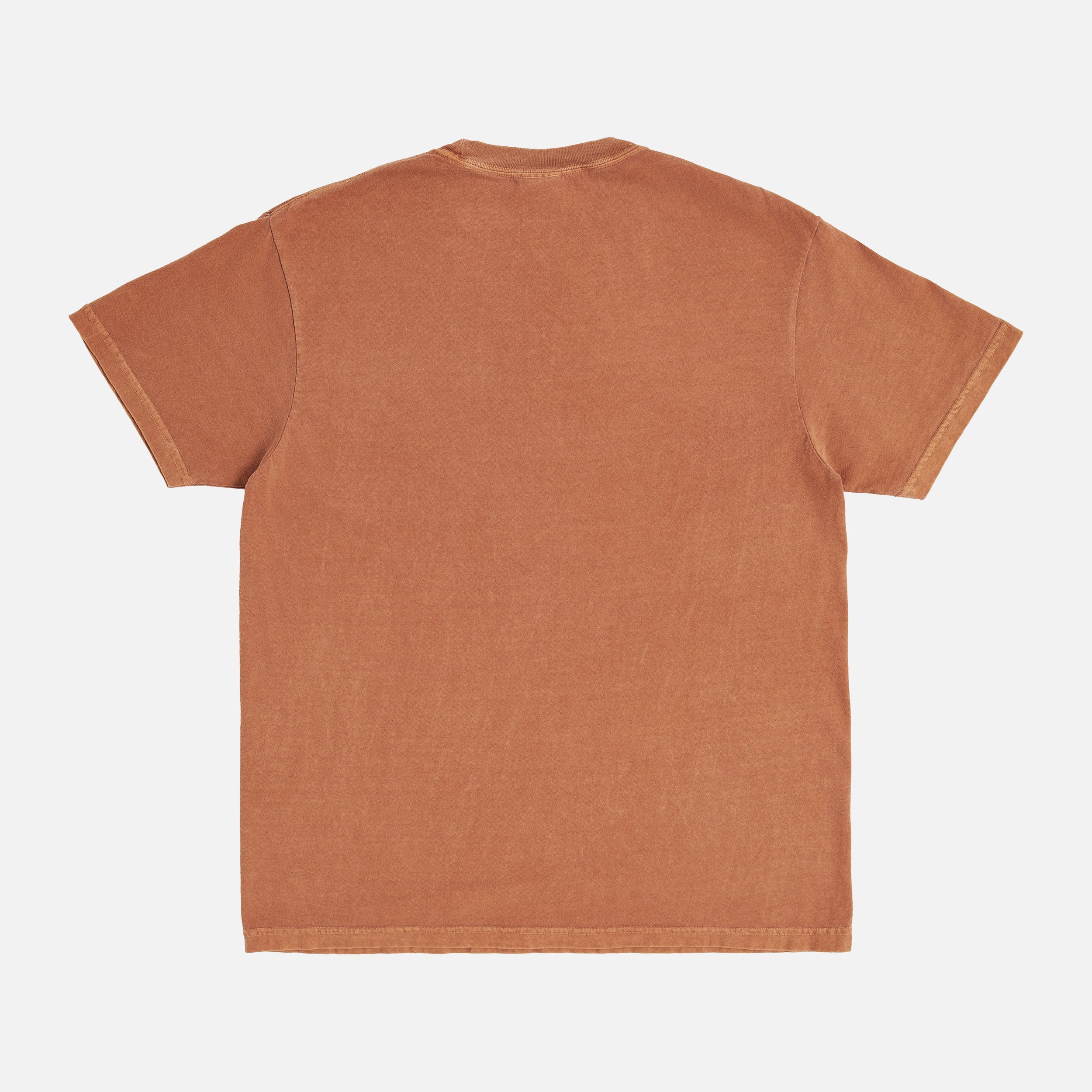washed orange comfort colors t-shirt with sports, anime, and movie designs for sale at Throwbacks