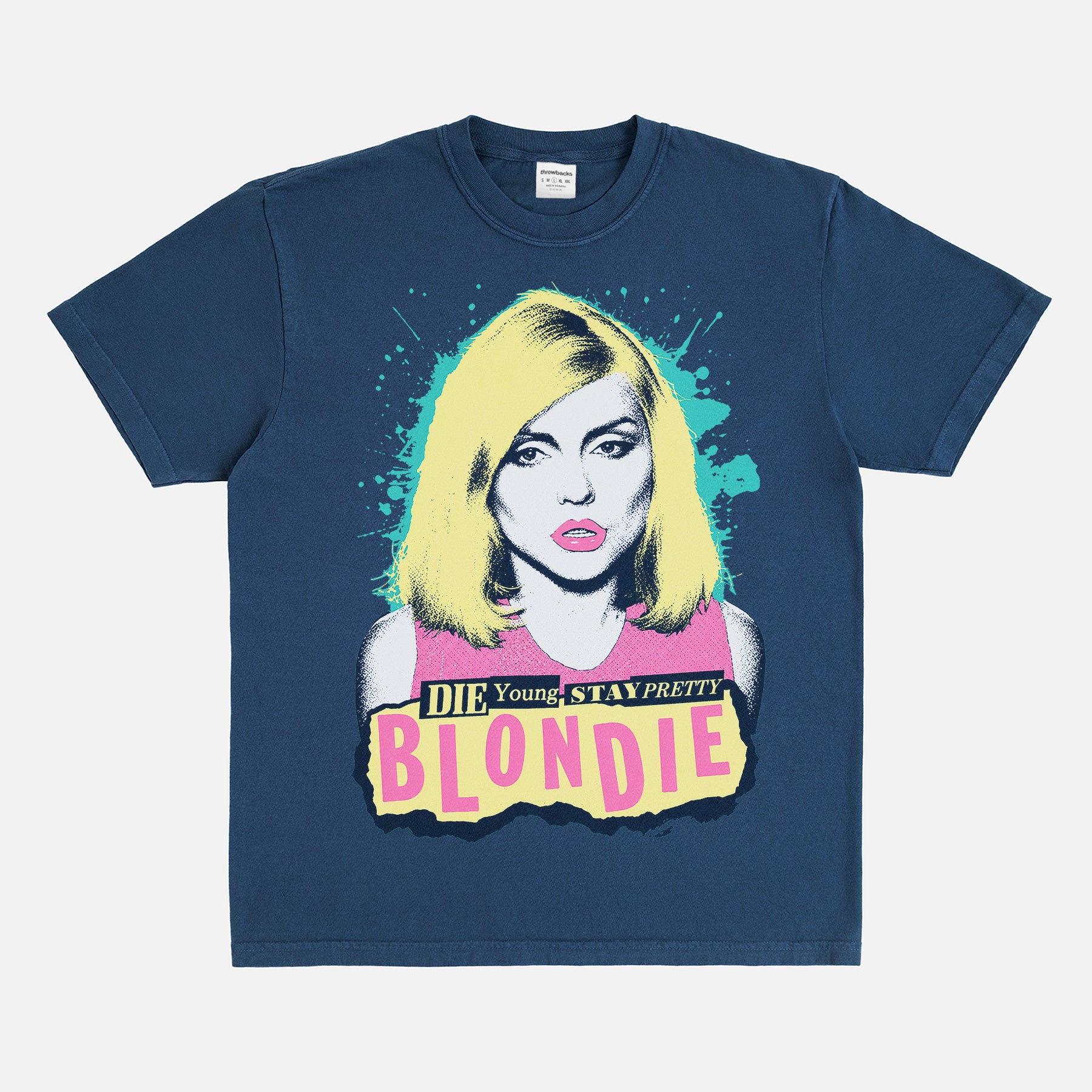 Cute vintage Blondie Band tour pop art graphic t-shirt