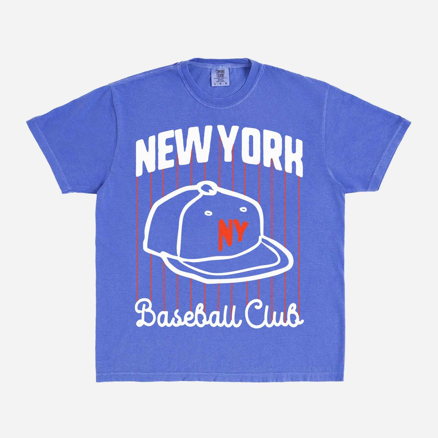 Retro New York Baseball Pinstripes Tee