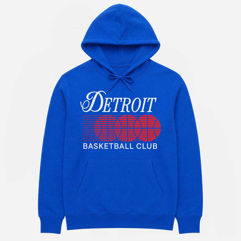 90s Detroit Basketball Hoodie