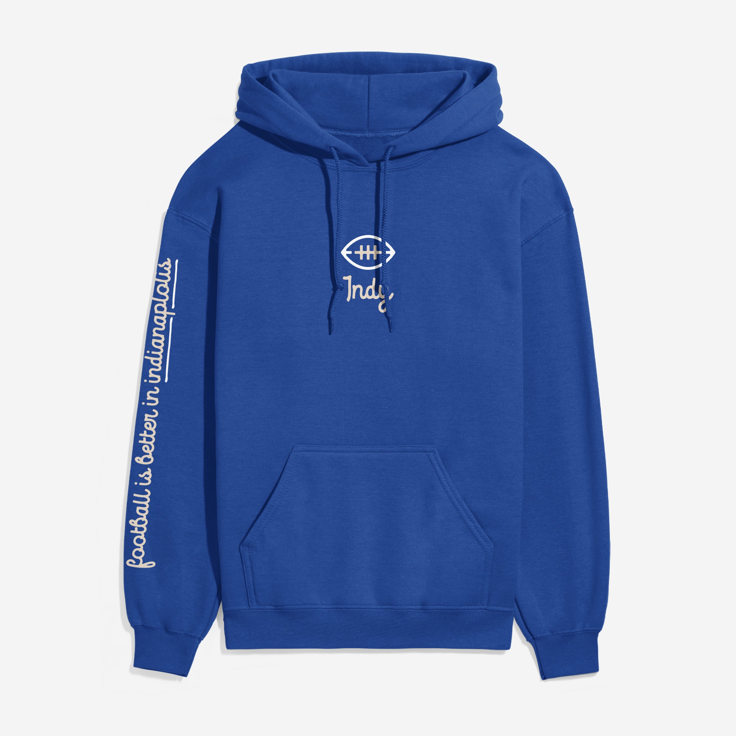 Indianapolis Football Hoodie with Sleeve Print