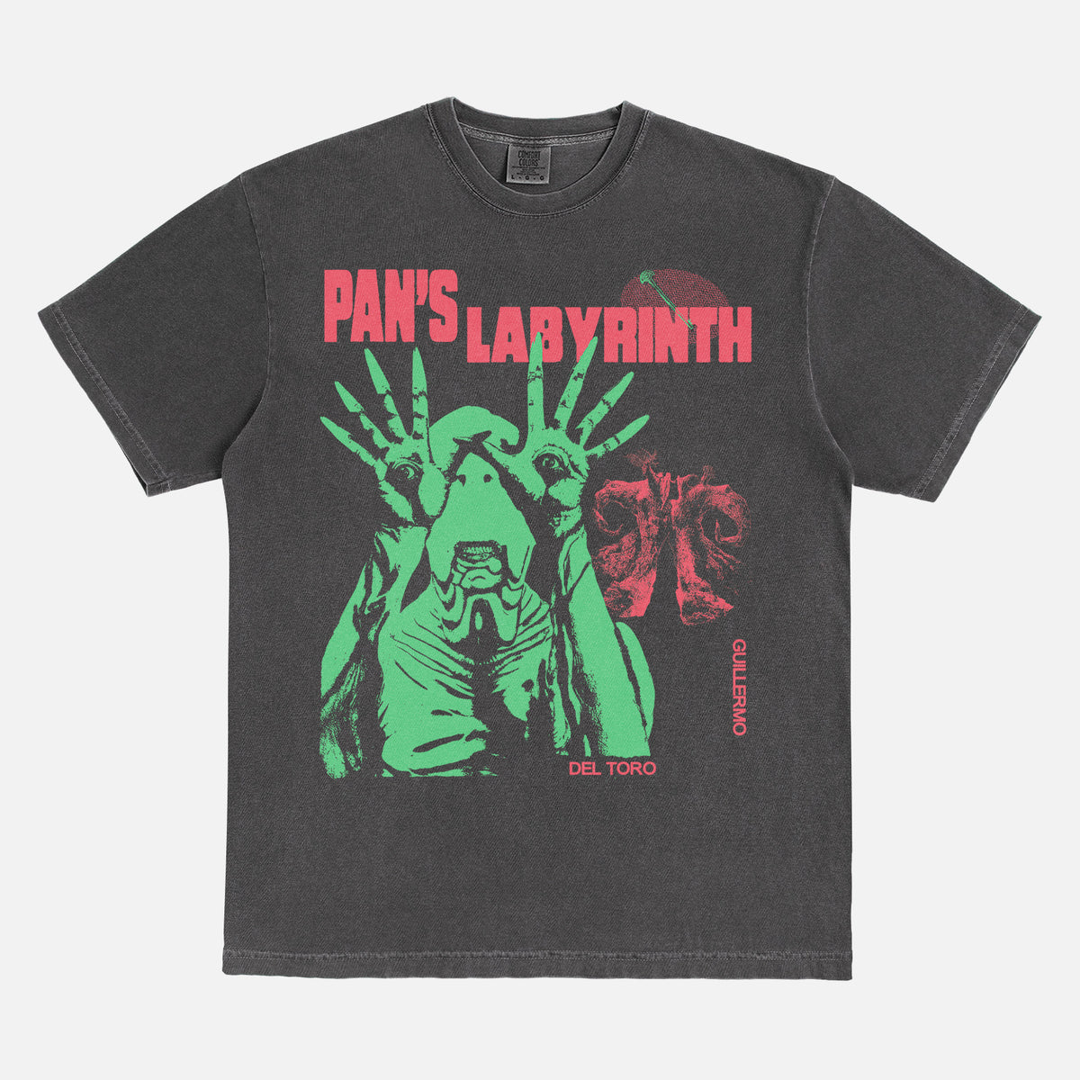 grunge Pan's Labyrinth movie graphic t-shirt faded comfort colors pale man shirt