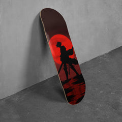 Attack on Titan skateboard, retro anime manga series skate deck wall art memorabilia