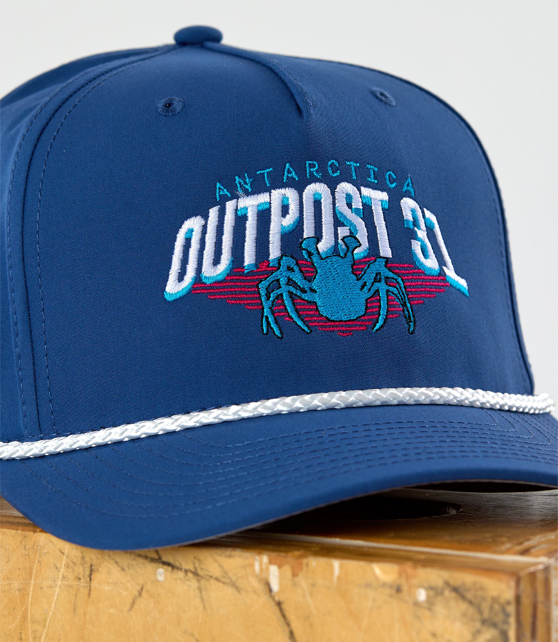 outpost 31 the thing 1982 john carpenter horror movie embroidered snapback rope hat