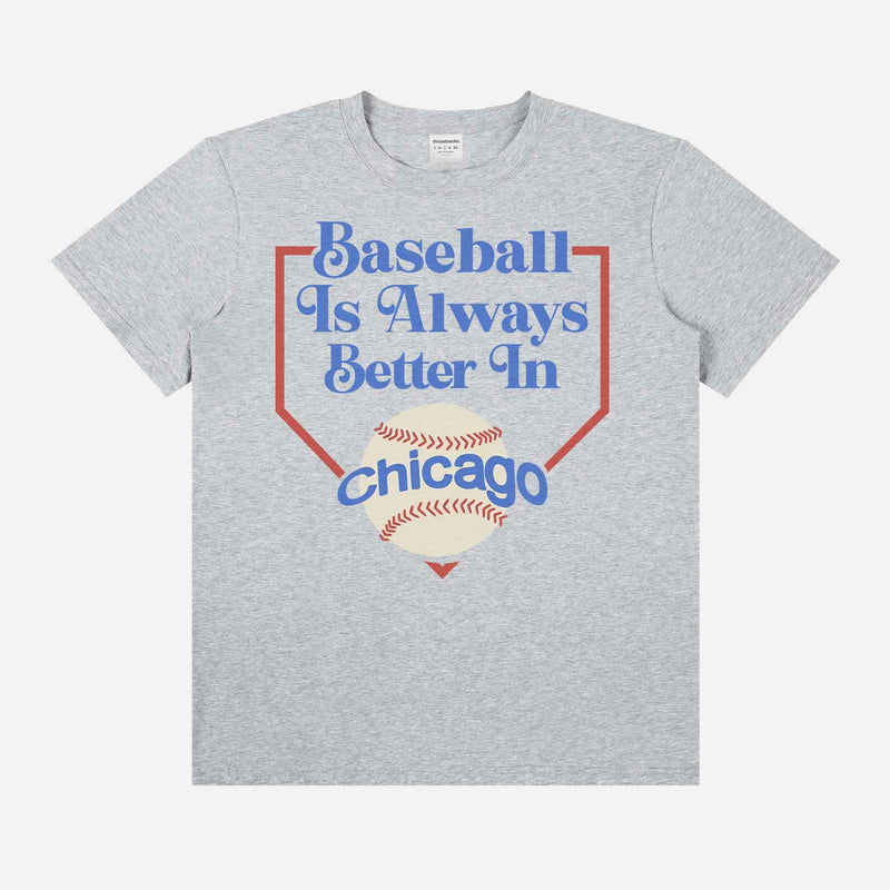 Chicago Baseball Plate T-Shirt