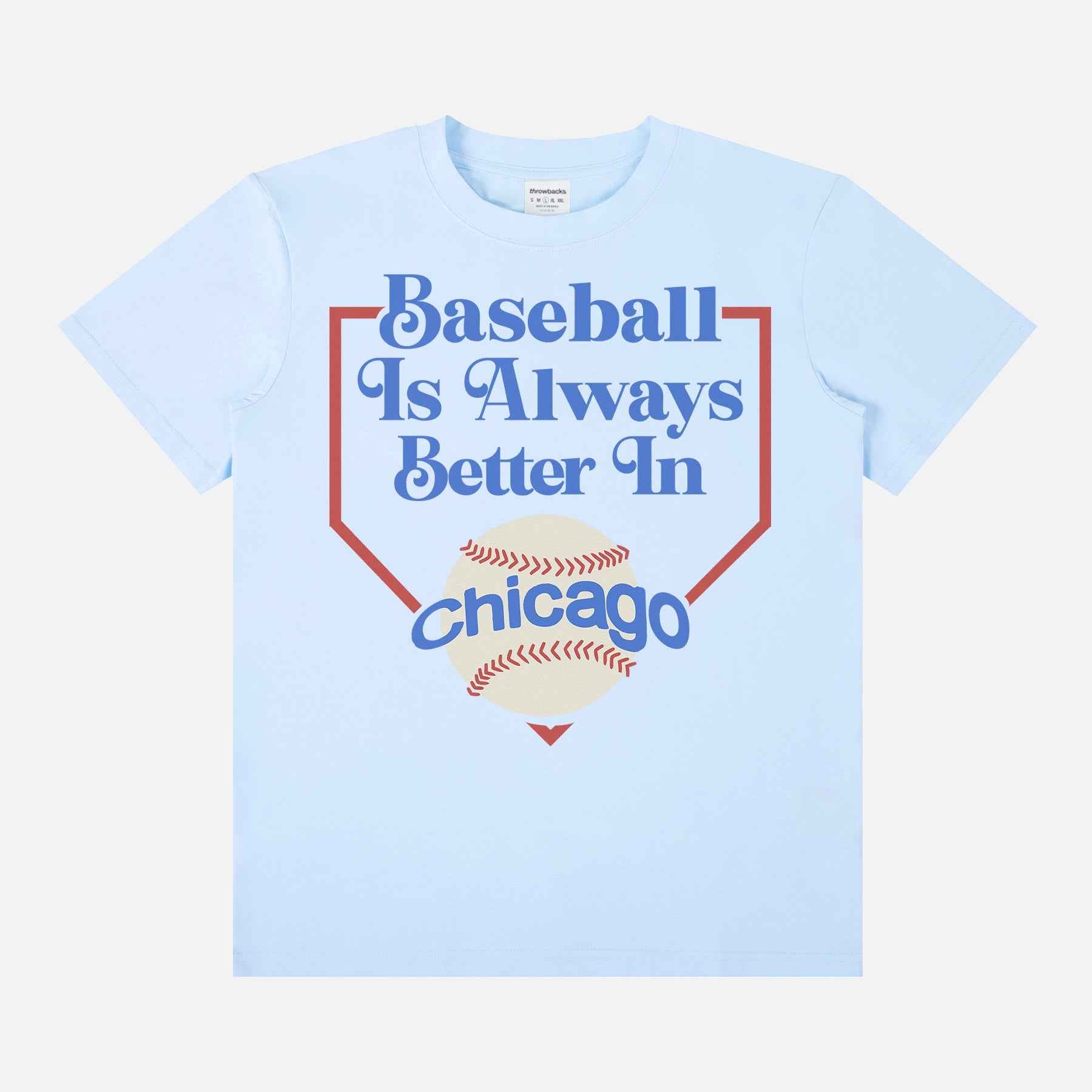 Chicago Baseball Plate T-Shirt