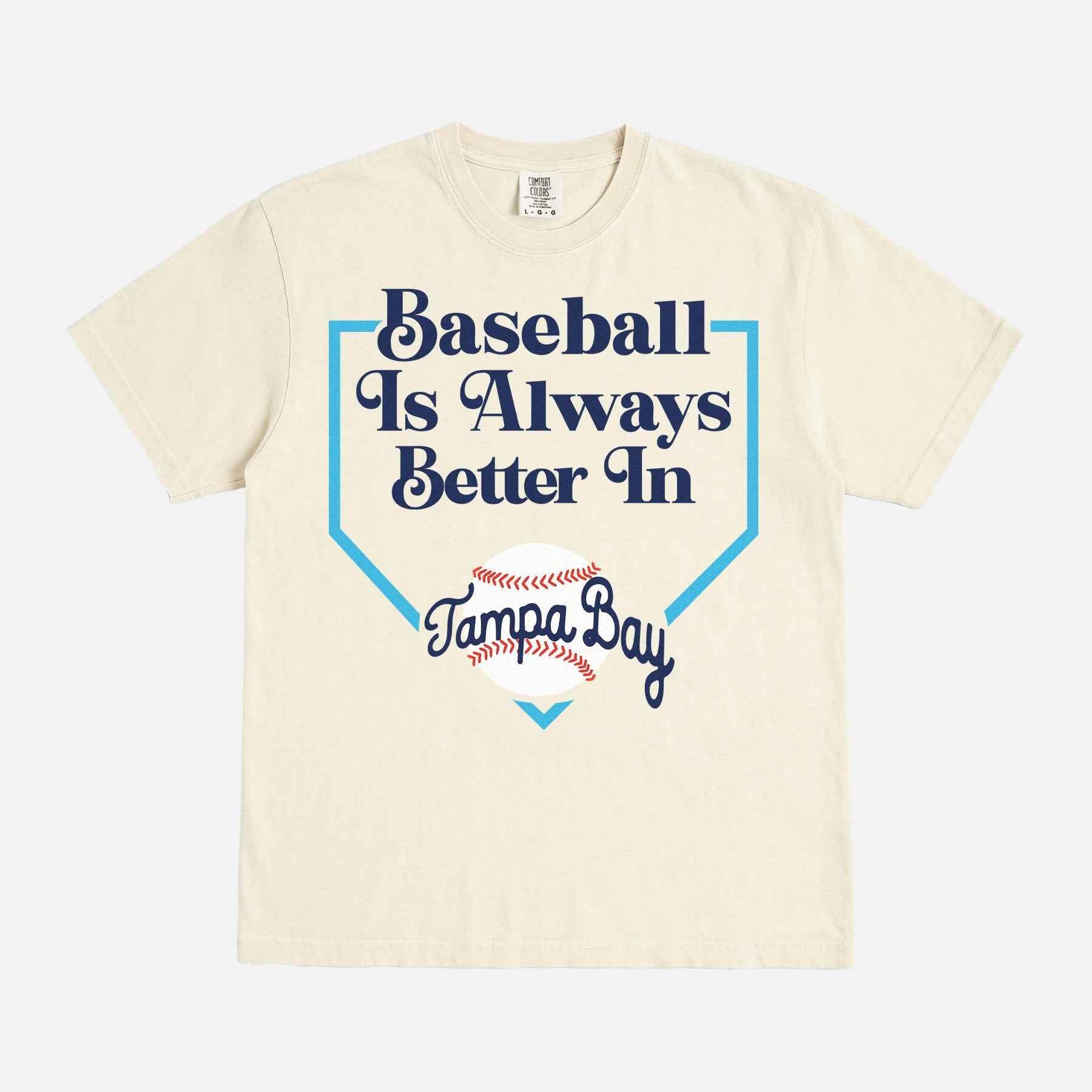Tampa Bay Baseball Plate T-Shirt