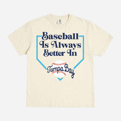 Tampa Bay Baseball Plate T-Shirt