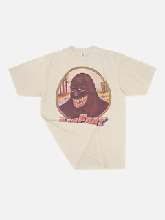 weird retro horny big foot sasquatch t-shirt