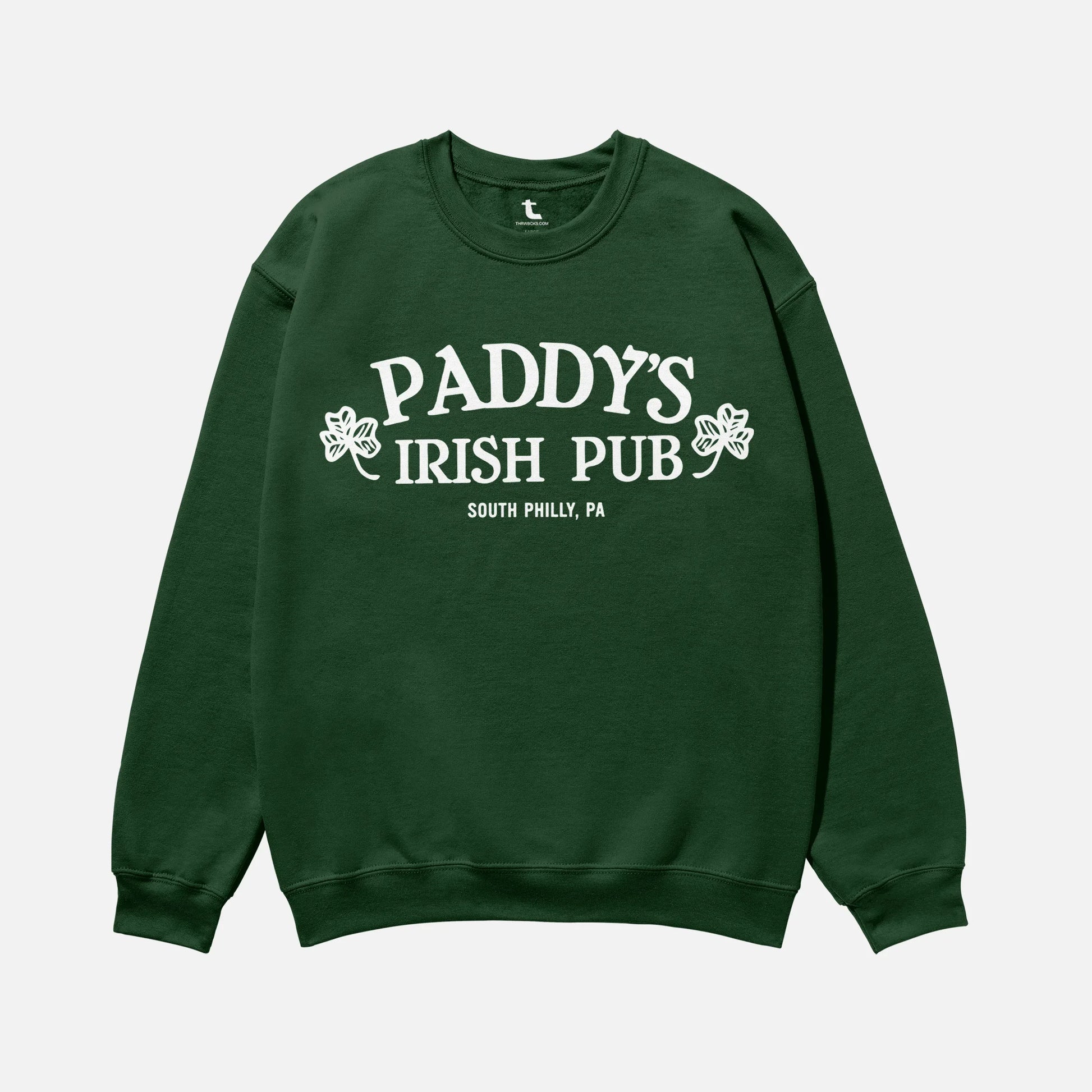 Dark Green Its Always Sunny in Philadelphia Paddy's Pub crewneck sweatshirt