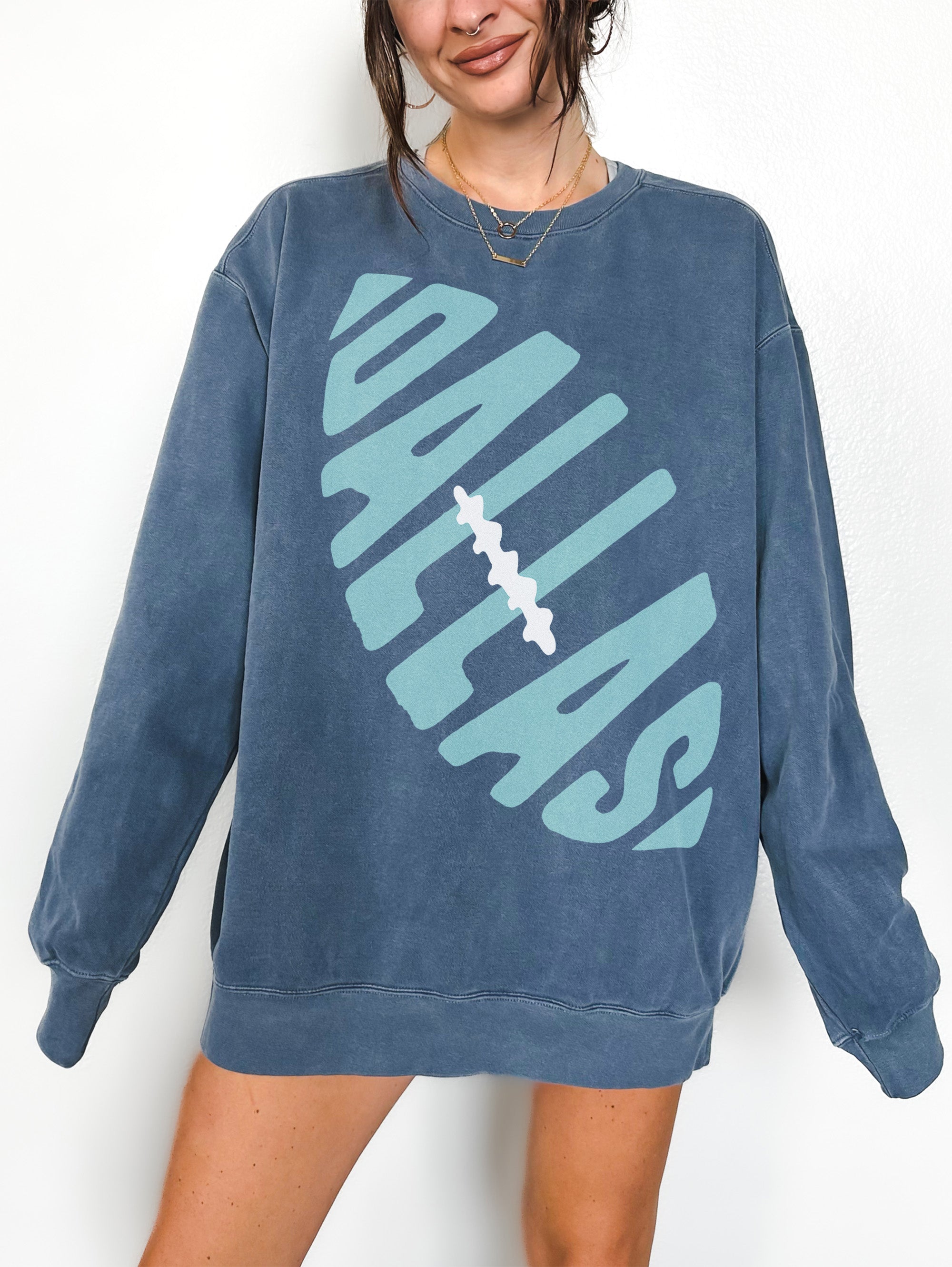 Retro Dallas Inflate Football Sweatshirt