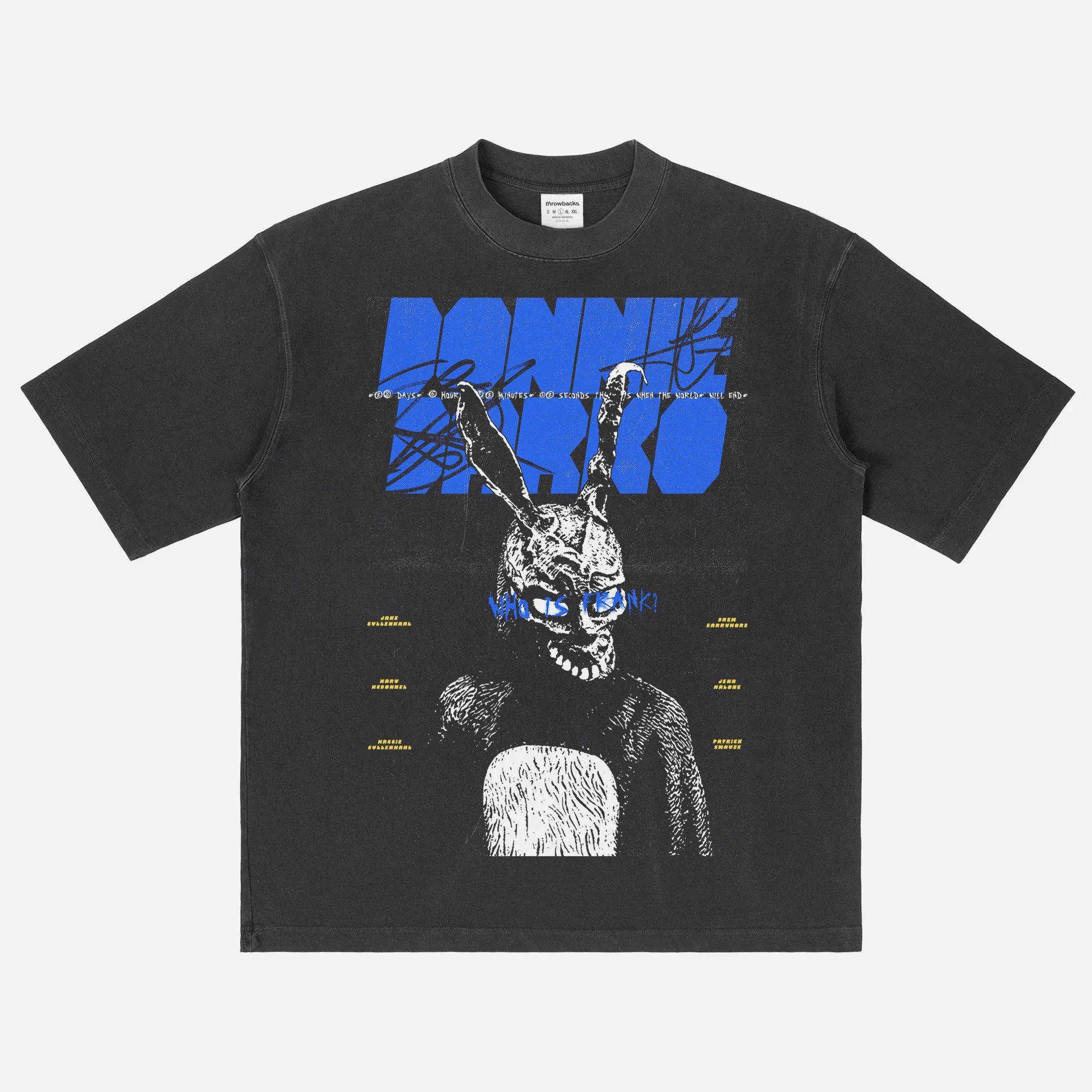 Grunge Donnie Darko movie graphic t-shirt memorabilia