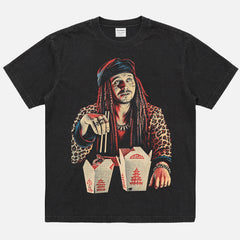 black funny Drexl Gary Oldman true romance movie streetwear bootleg t-shirt