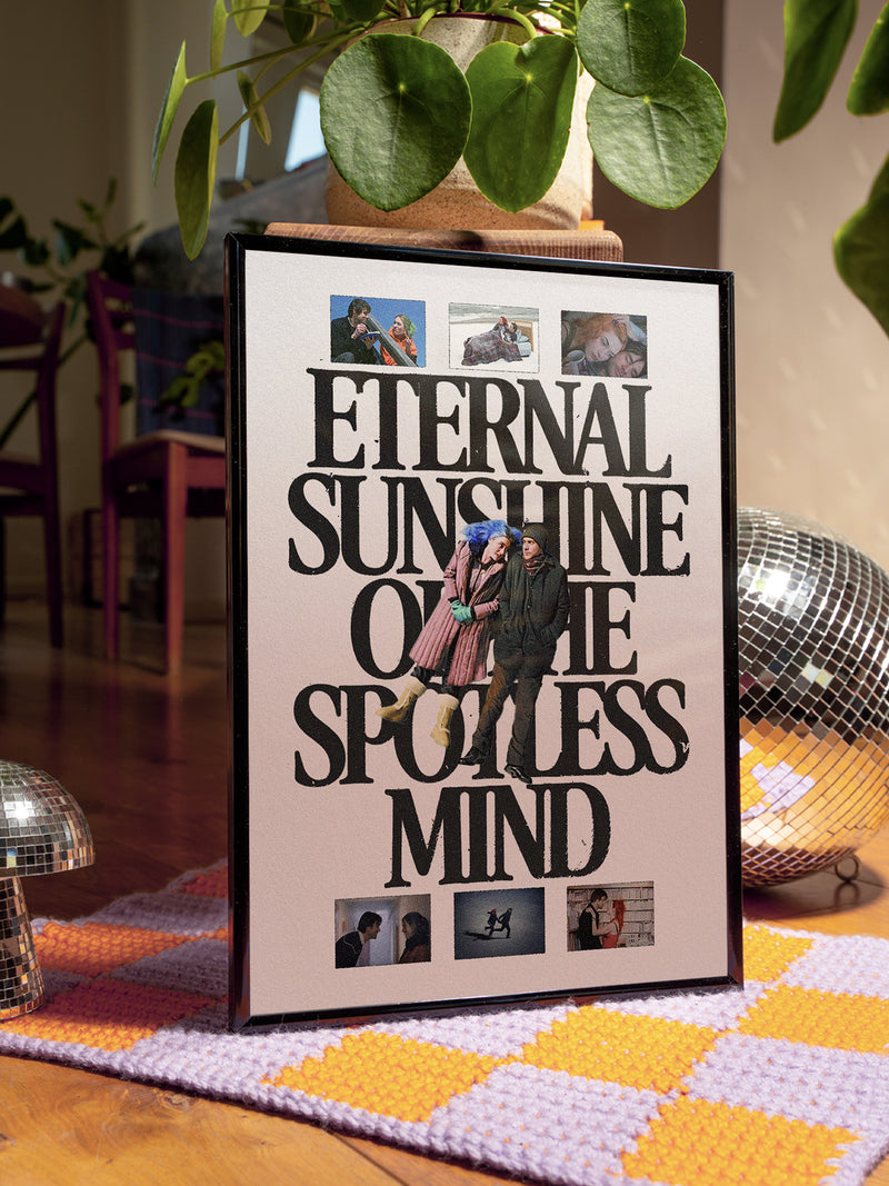 Cute Eternal Sunshine of the Spotless Mind alternate movie poster for sale at Throwbacks