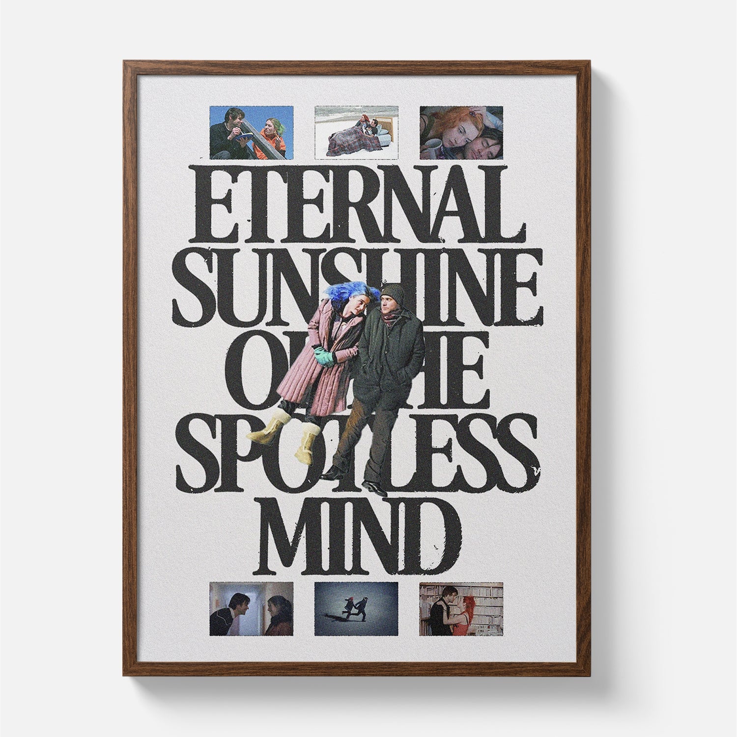 Framed custom Eternal Sunshine of the Spotless Mind alternate movie poster