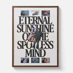 Framed custom Eternal Sunshine of the Spotless Mind alternate movie poster